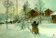 Carl Larsson garden och brygghuset china oil painting artist